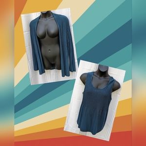 J Jones New York XL blue sweater set